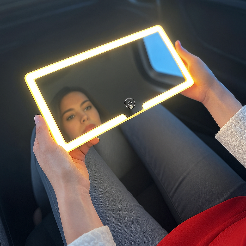 Espejo Para carro Luz Led